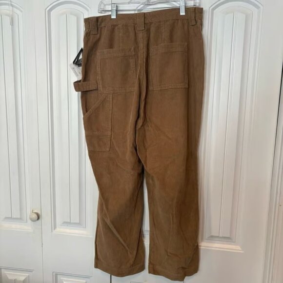 Regeneration Tan Corduroy Carpenter Straight Leg Pants Size 13/31 - Picture 2 of 7